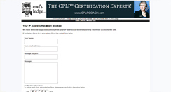 Desktop Screenshot of cplpcoach.com